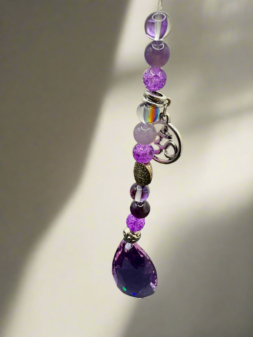 Spiritual Beauty - Amethyst Suncatcher
