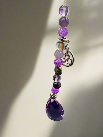 Spiritual Beauty - Amethyst Suncatcher