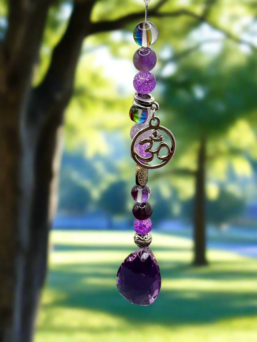 Spiritual Beauty - Amethyst Suncatcher